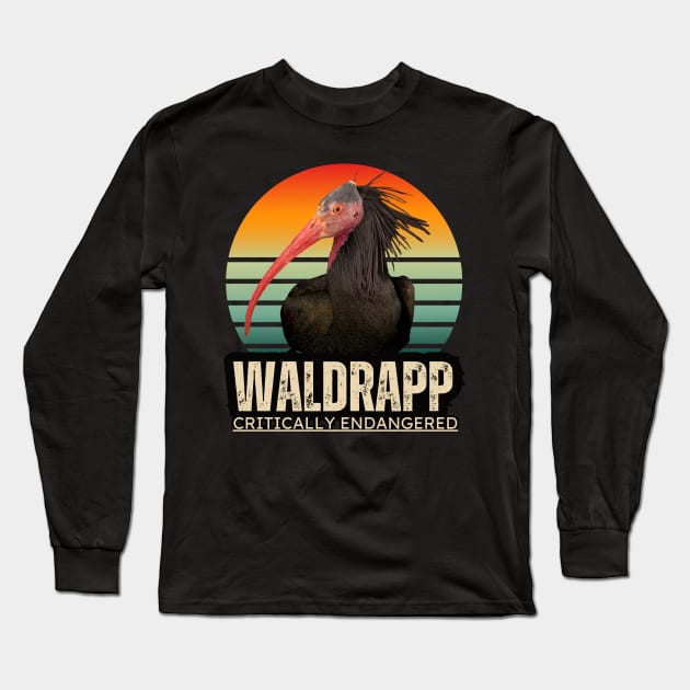 Waldrapp is an endangered specie Long Sleeve T-Shirt by TRACHLUIM